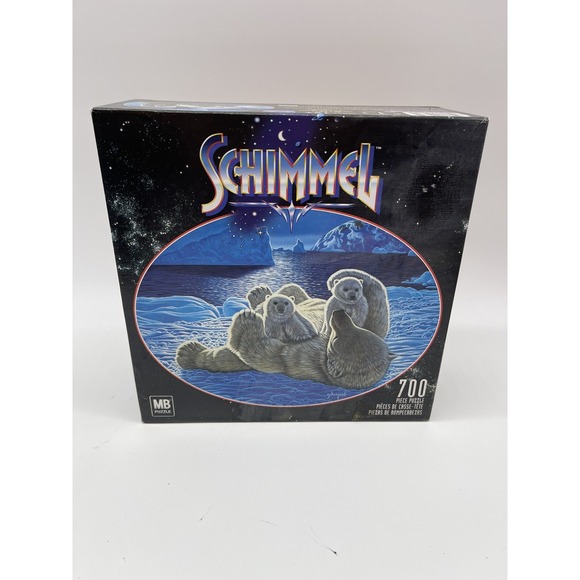 Schimmel MB Other - Schimmel MB Puzzle 700 Piece Polar‎ Bears Arctic Night Sky